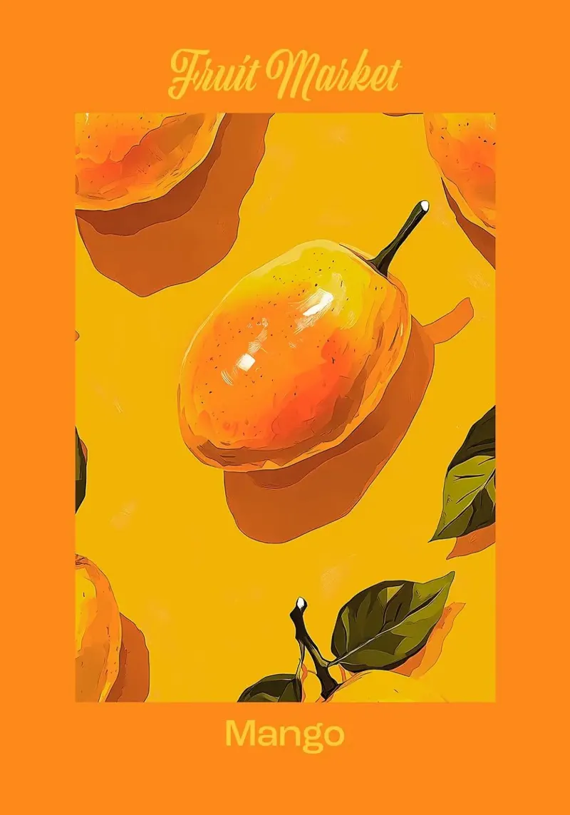 mercato del mango pellicola backlit da John C Labut