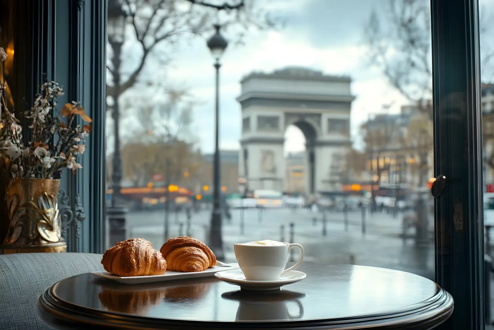 Colazione a Parigi alluminio dibond da M-Ulrich-Digital Art