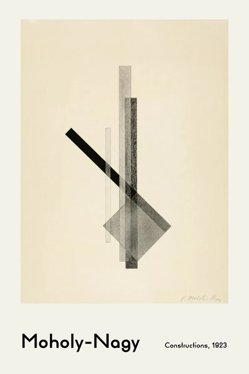 László Moholy-Nagy - Constructions pellicola backlit da ARTOTHEK