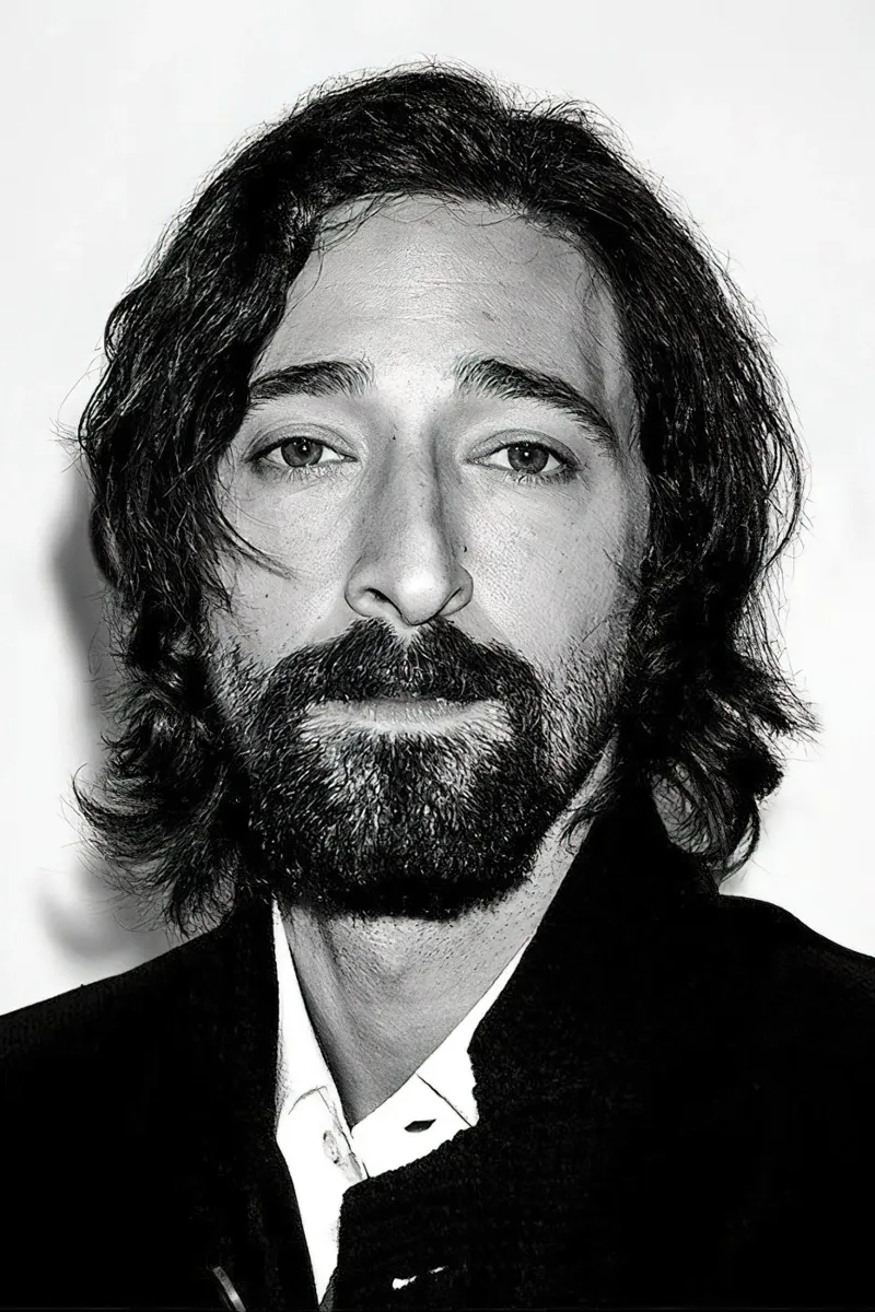 Adrien Brody d'epoca pellicola backlit da Beth Pop Culture