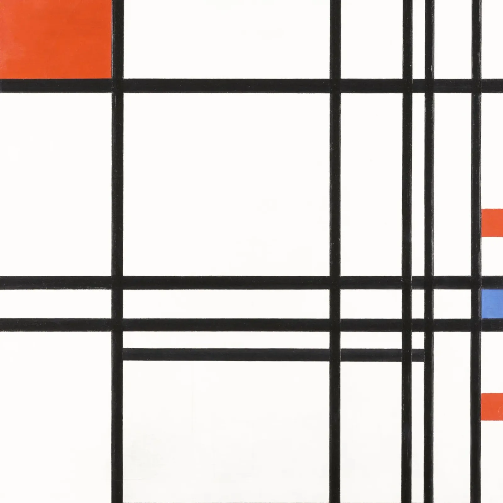 Astrazione di Piet Mondrian pellicola backlit da Venus Art