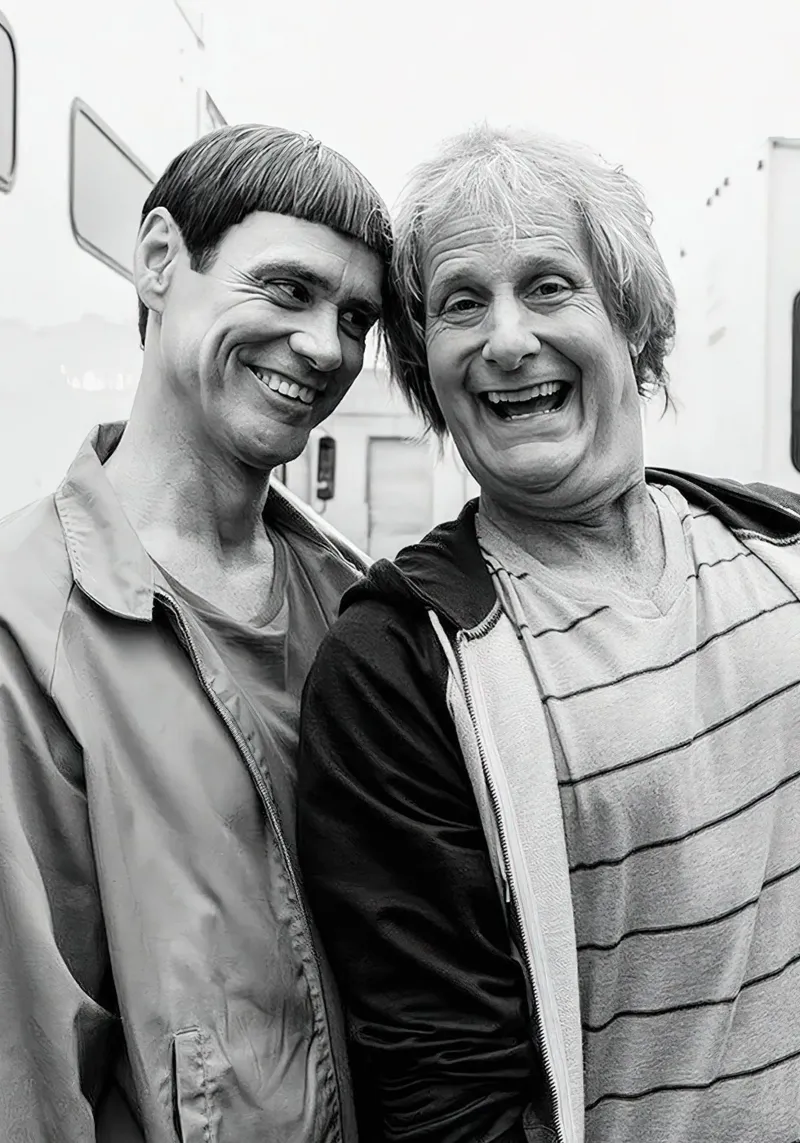 Jim Carrey e Jeff Daniels Vintage pellicola backlit da Beth Pop Culture