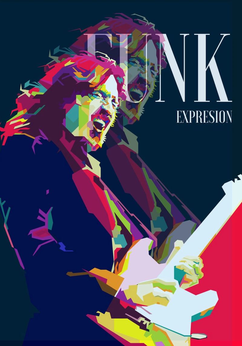 John Frusciante Funk Metal WPAP Trending Now Poster von Artkreator