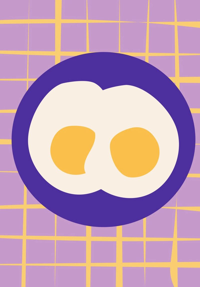Eier. Poster von FRICKE DESIGN