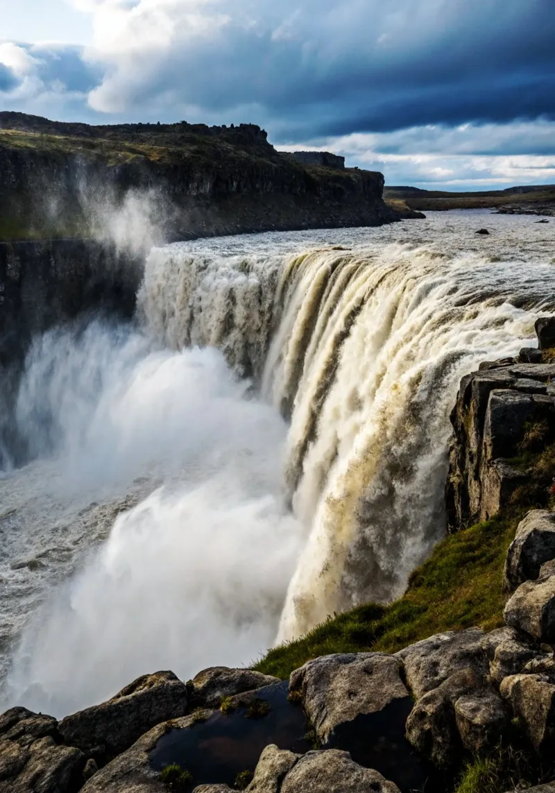 Dettifoss Herbst Natur Leben Fotografie Hahnemühle von SerongSoulS