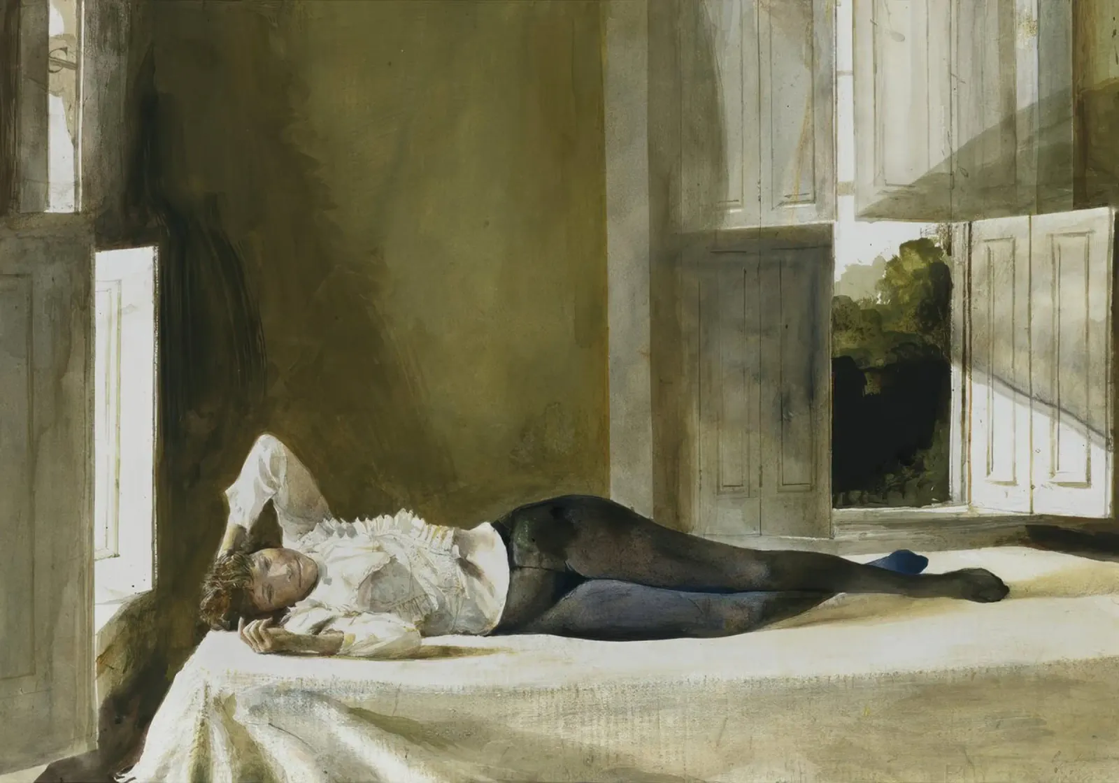 Andrew Wyeth Riposo di bellezza pellicola backlit da Classicprint
