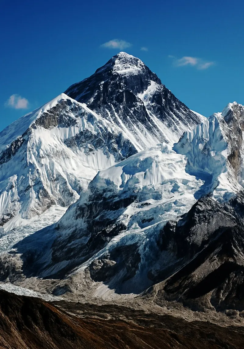 Vista sul Monte Everest Fotografia naturalistica poster con telaio in alluminio da SerongSoulS