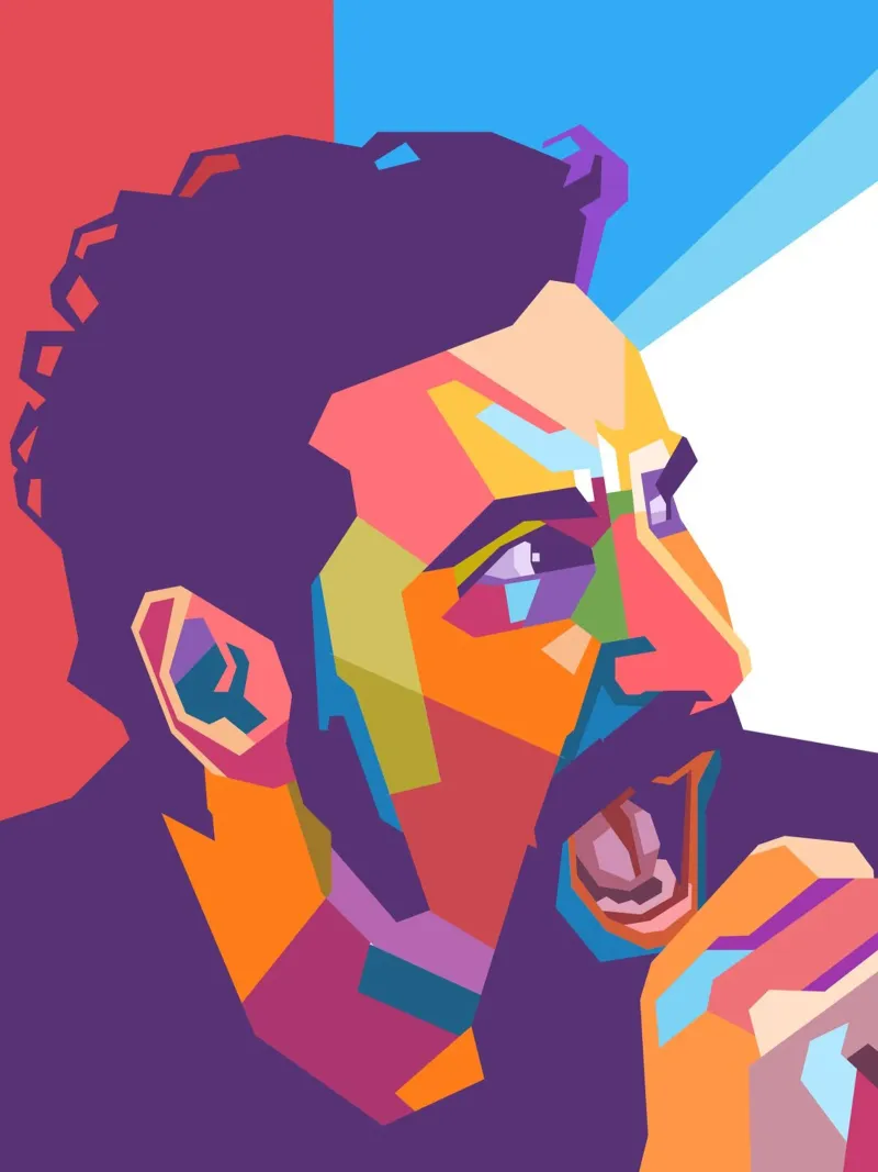 Serj Tankian pop art portrait forex plate by Hantamrata
