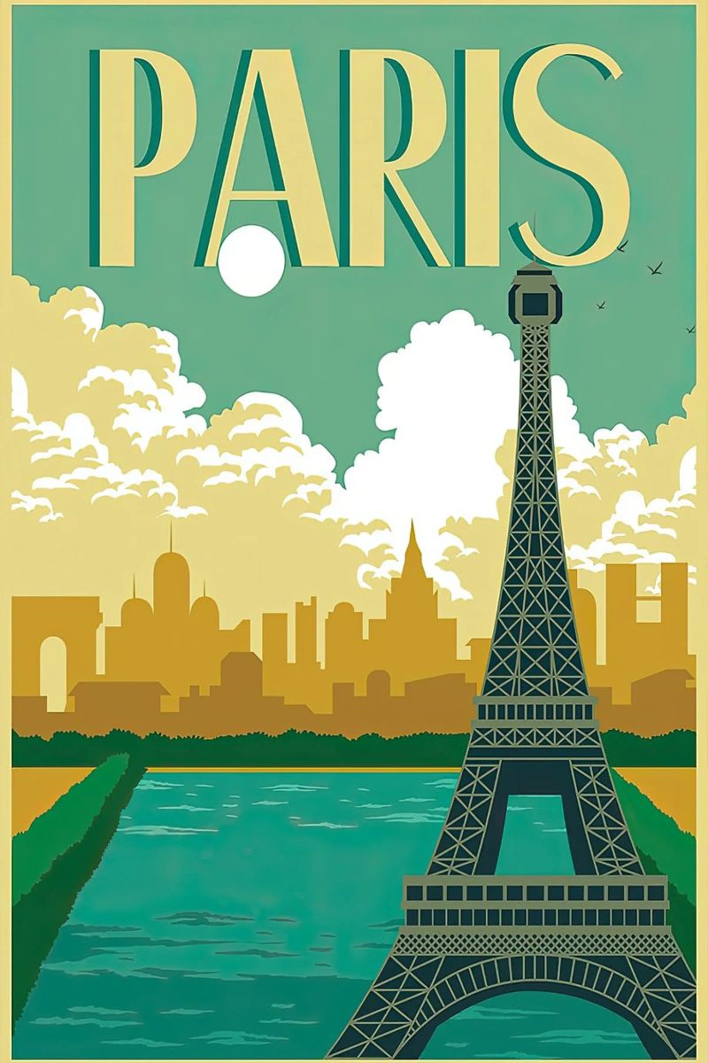 Travel - Paris au pays des merveilles poster de busaw