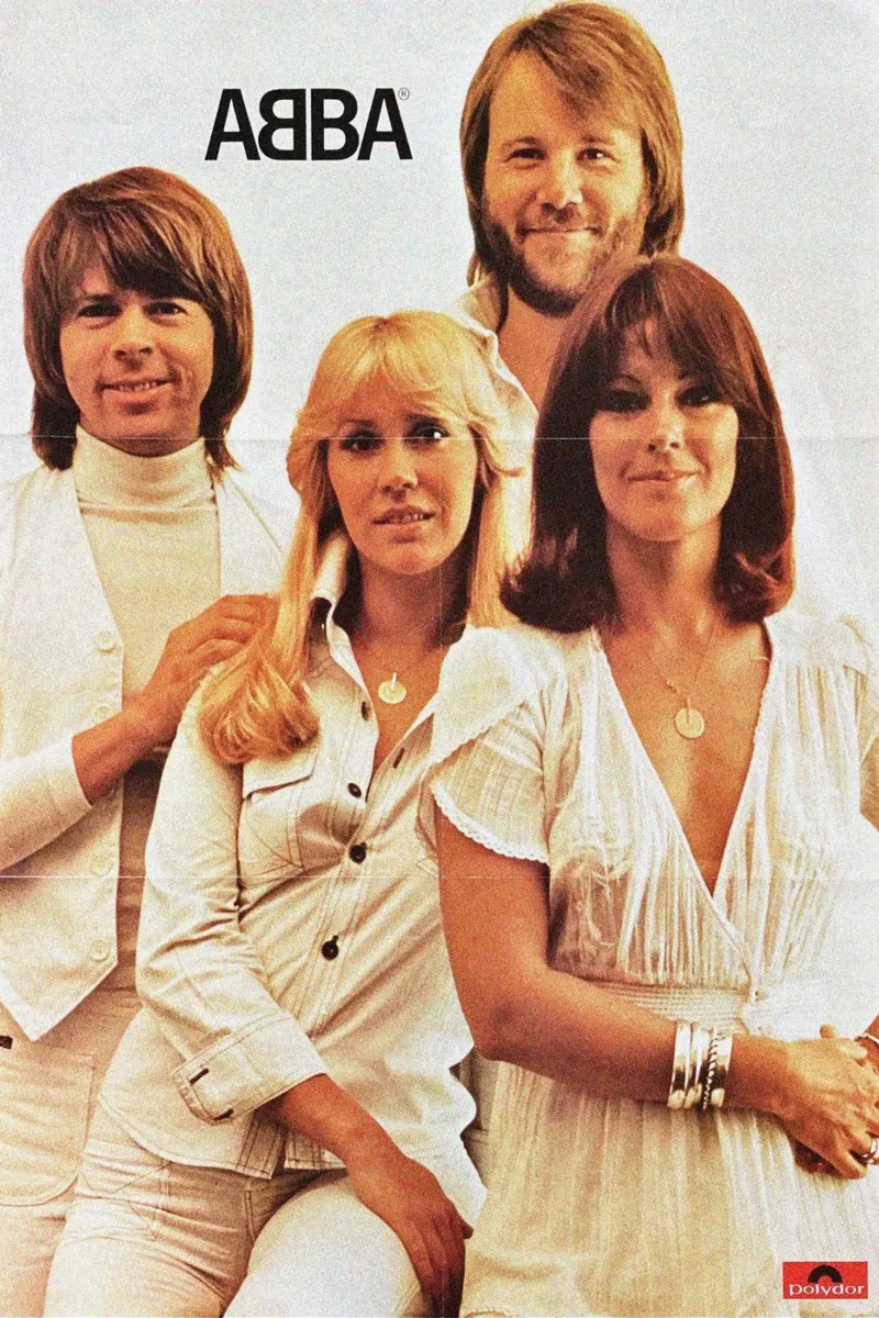 L'era del golden groove degli ABBA poster con telaio in alluminio da buky