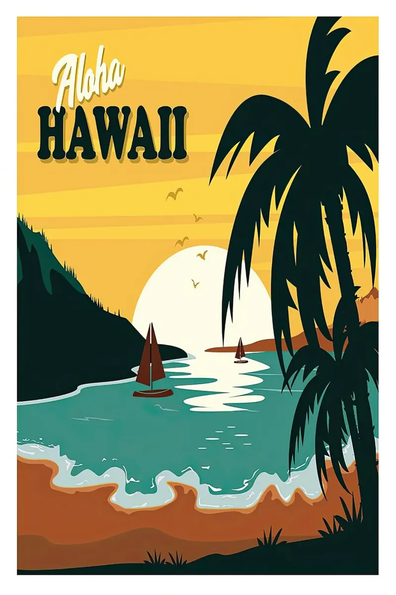 Viaggi - Aloha Hawaii poster da busaw