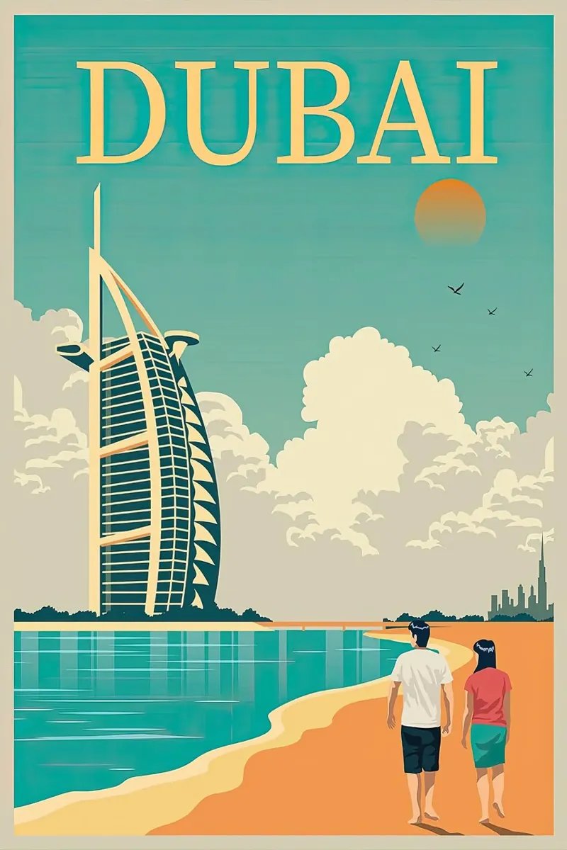 Viaggi - Dubai poster da busaw