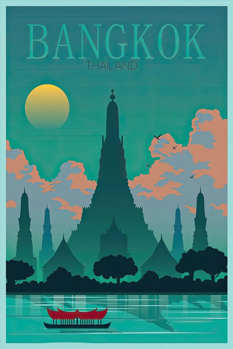 Viaggi - Bangkok poster da busaw