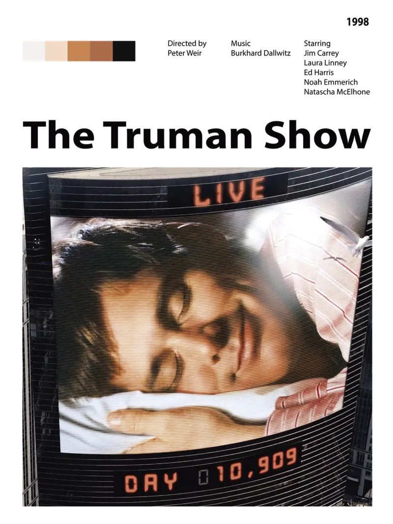 Il Truman Show pellicola backlit da 🎞 The Movie Wall