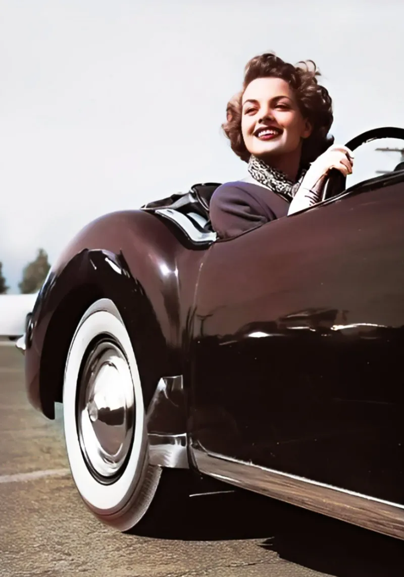 donne alla guida di un'auto pellicola backlit da BlogSawoo