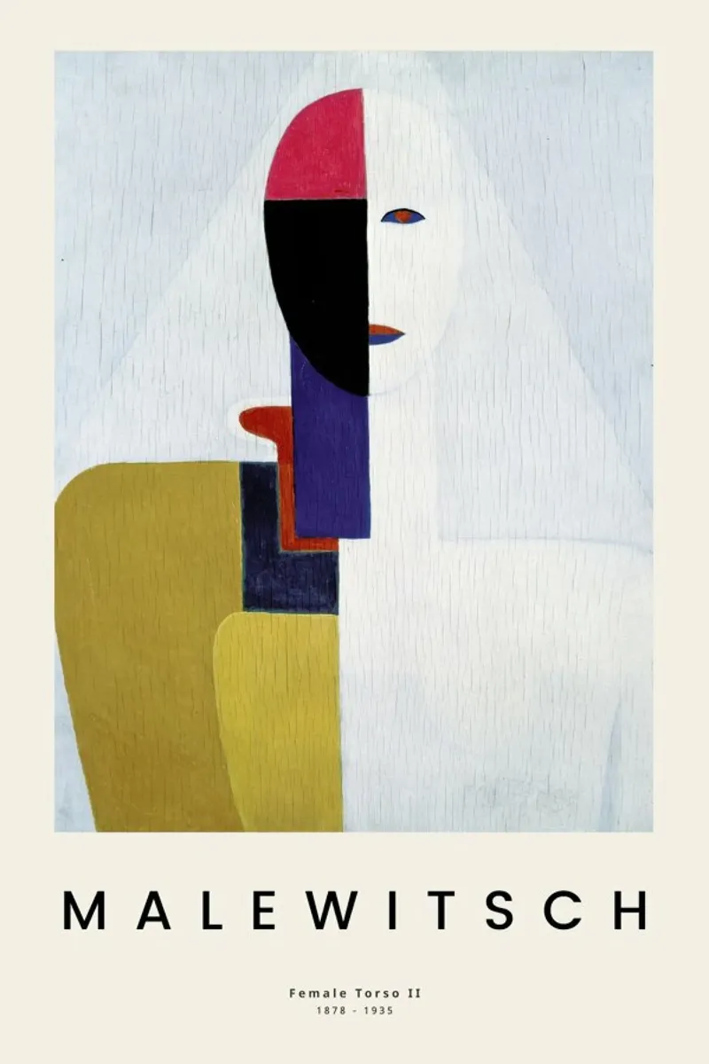 Malewitsch - Female Torso II canvas by ARTOTHEK