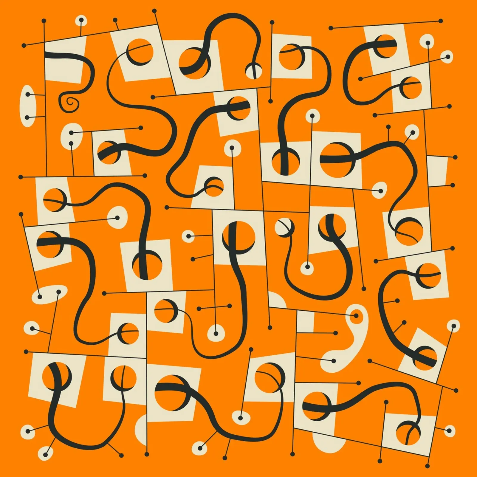 CASA COMPLETA poster con telaio in plastica da Jazzberry Blue
