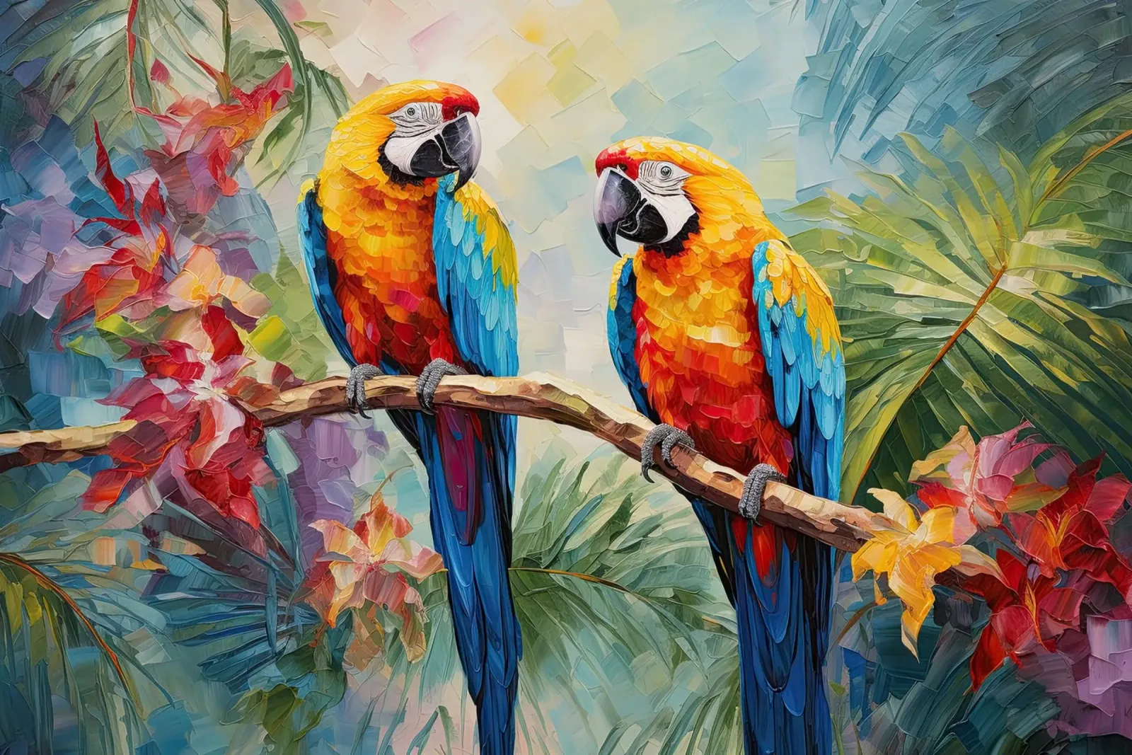 Muurkunst van Imagine canvas met Baklijst van Imagine
