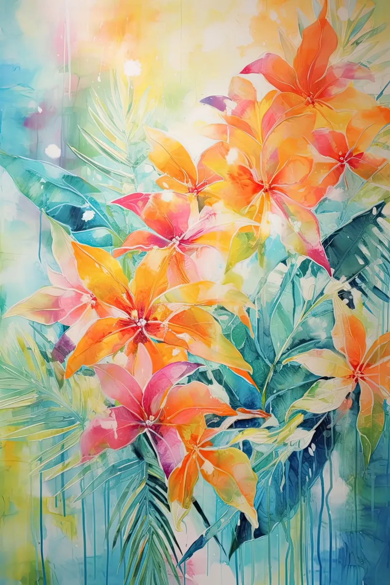 Fiori della giungla poster da Imagine