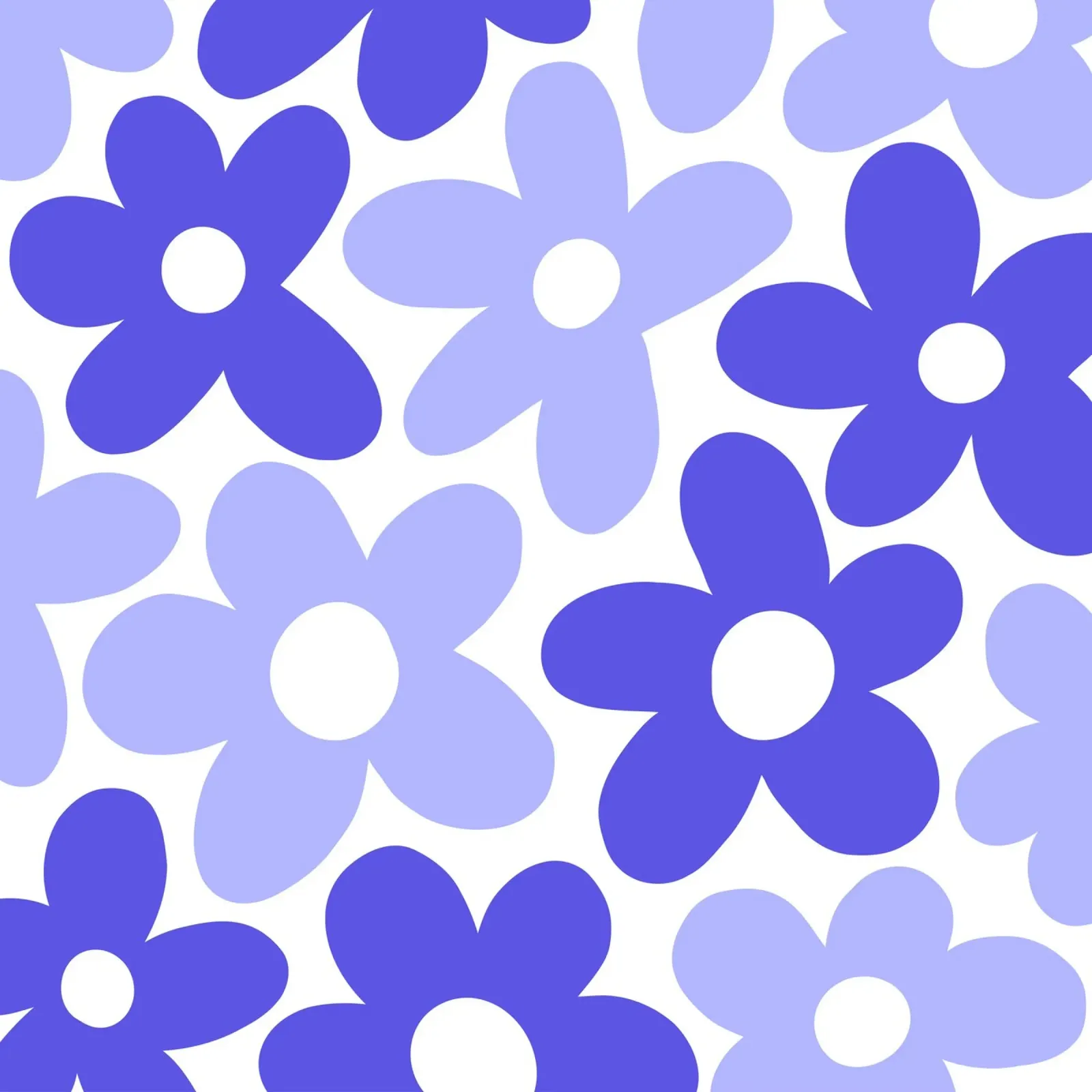 Potenza floreale minimalista in Lavanda e Indaco pellicola backlit da Happy Littles