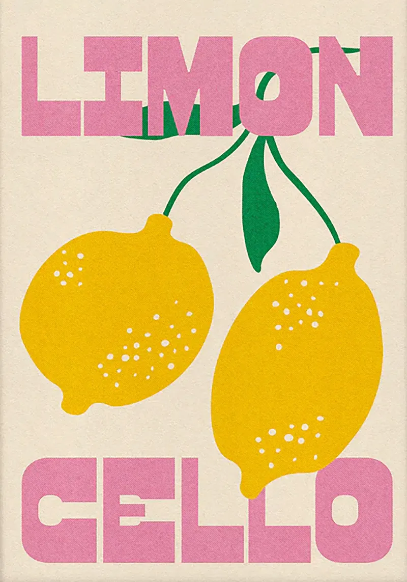 Limoncello Lemon Art carta hahnemühle da Attaboy Dsgn