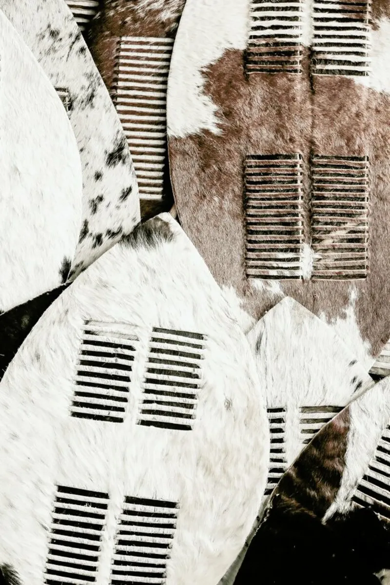 Zulu Warrior poster con telaio in plastica da Shot By Clint