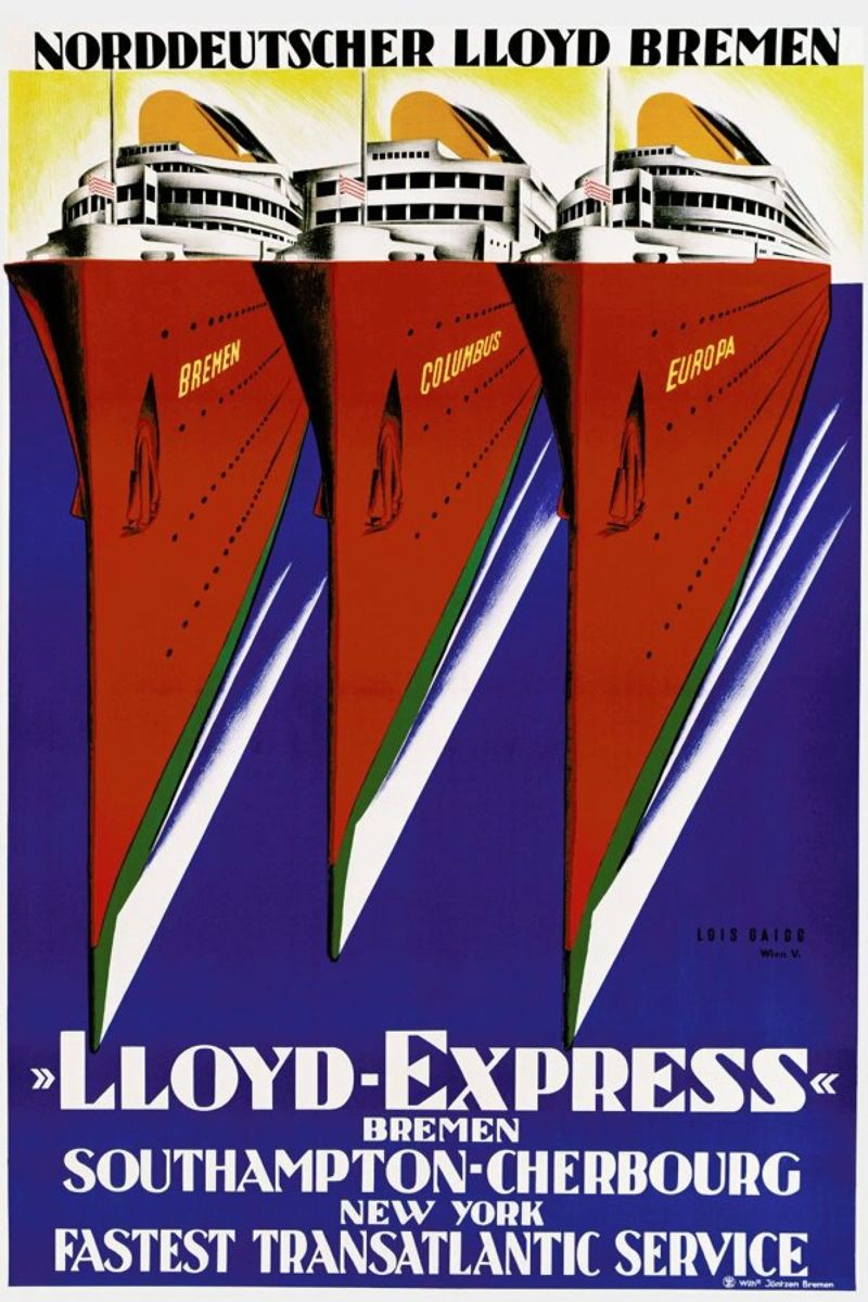 Lois Gaigg - Lloyd Express poster de ARTOTHEK