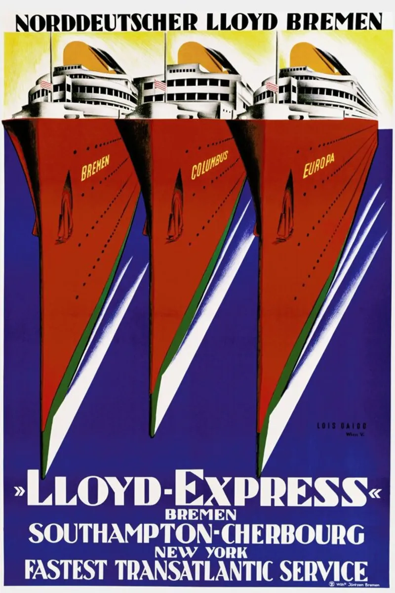 Lois Gaigg - Lloyd Express pellicola backlit da ARTOTHEK