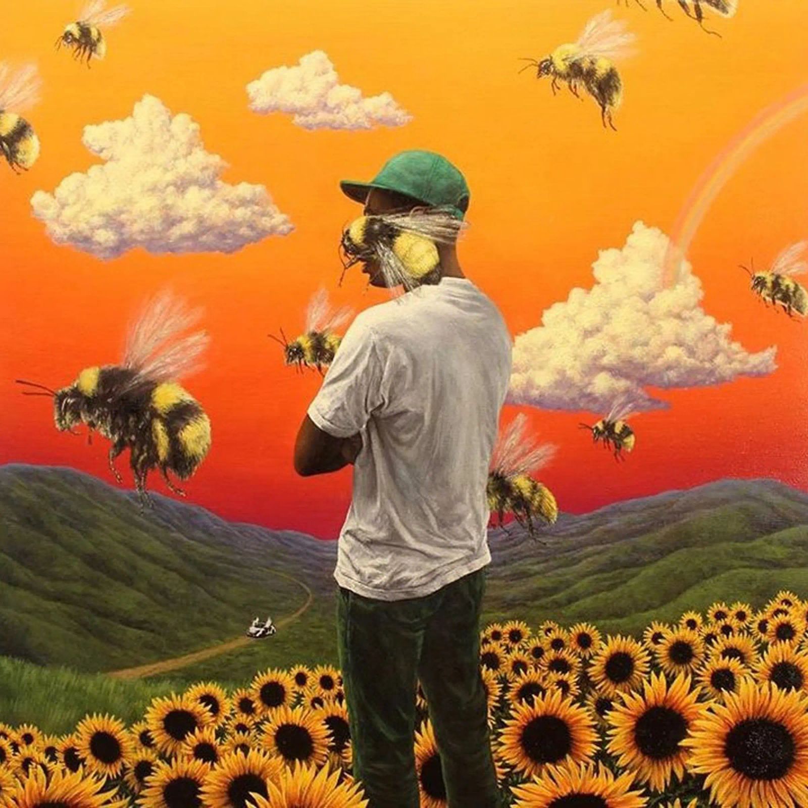 Tyler L'abeille des fleurs poster de Witon name shop