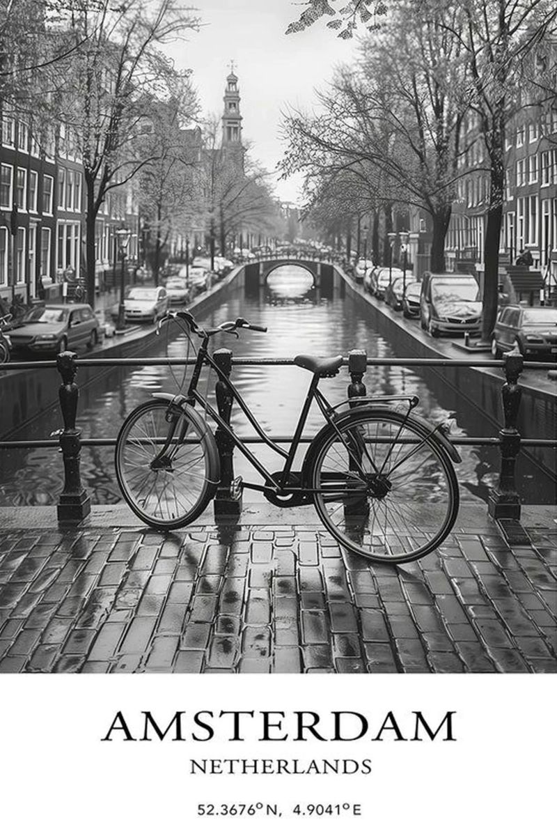 Besuchen Sie die Niederlande Leinwand von youngs print