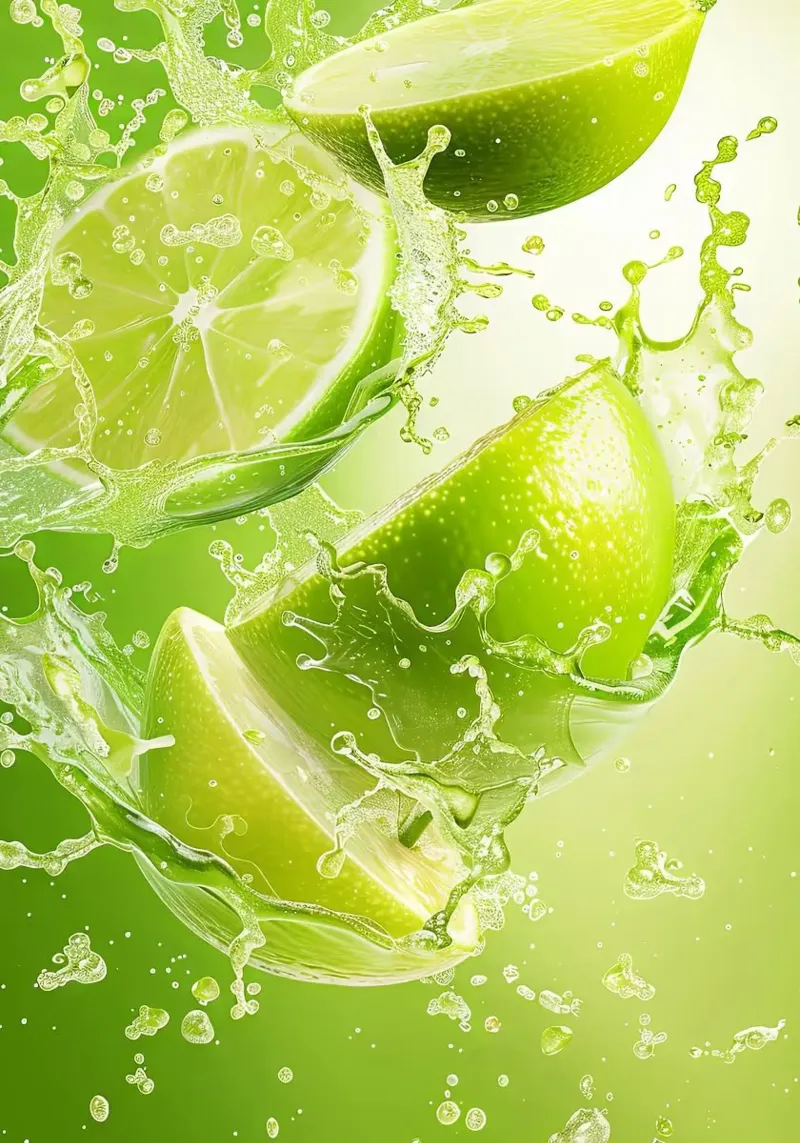 spruzzata di lime pellicola backlit da Luke Yaeger