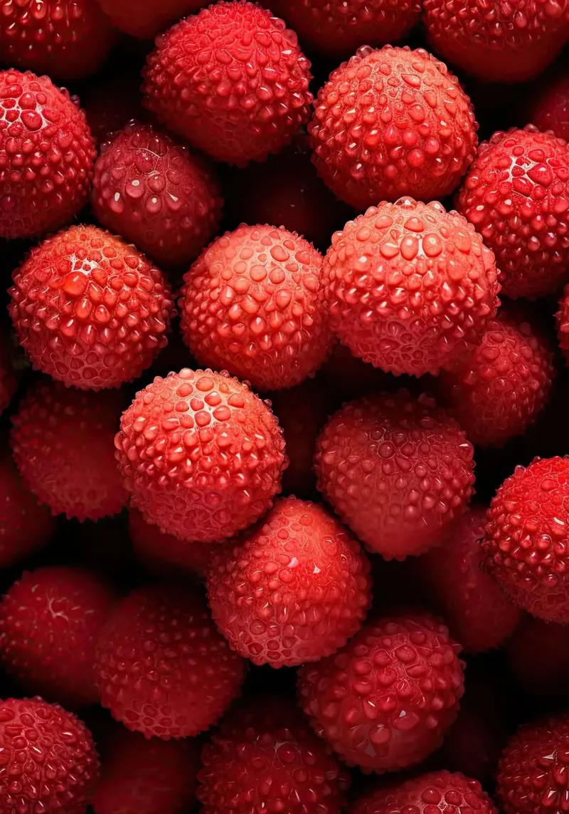 litchi pellicola backlit da Luke Yaeger
