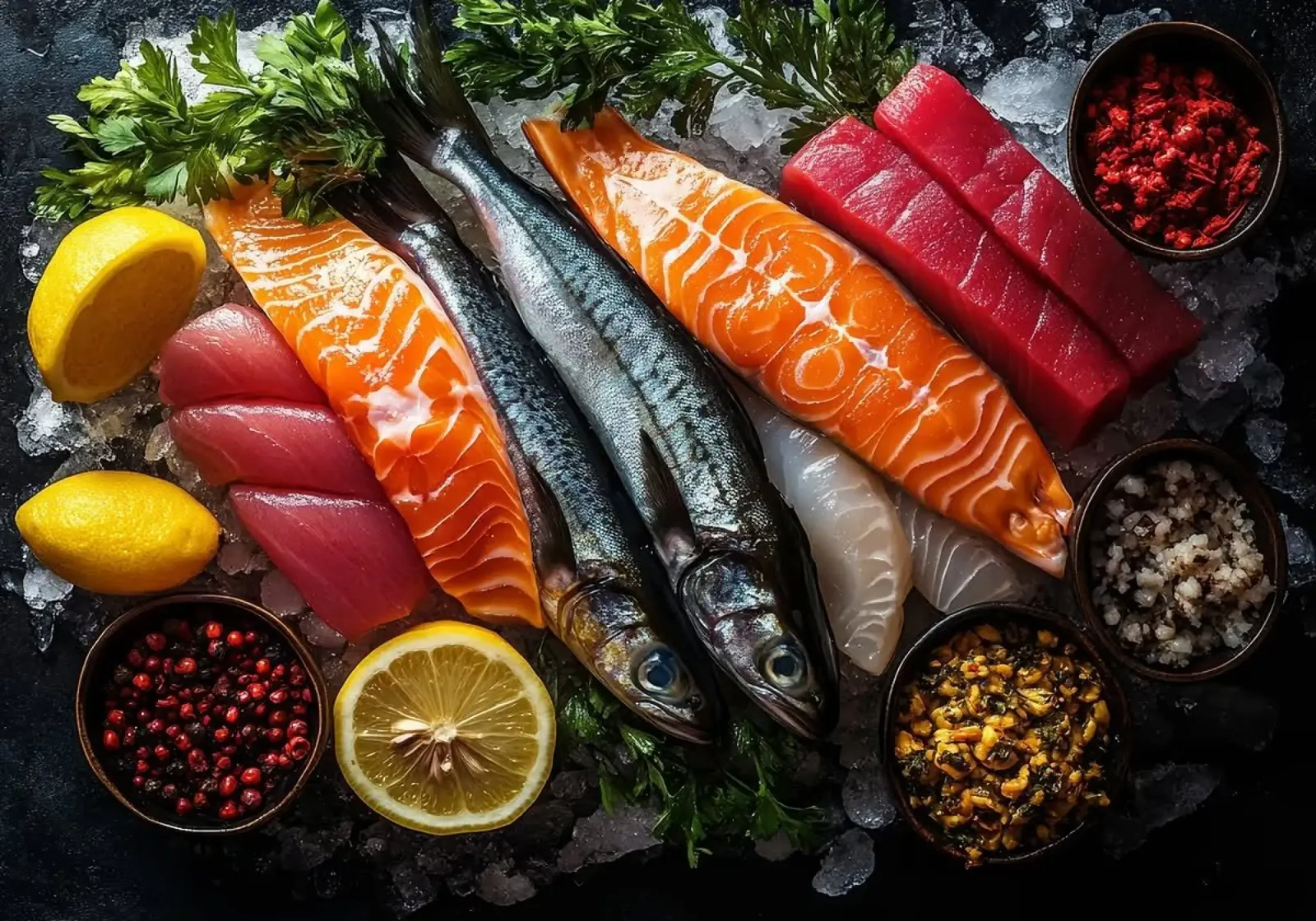 salmone tonno pellicola backlit da Luke Yaeger