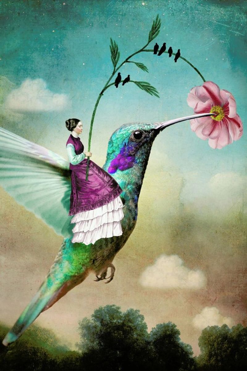 6 of Wands poster by Catrin Welz-Stein