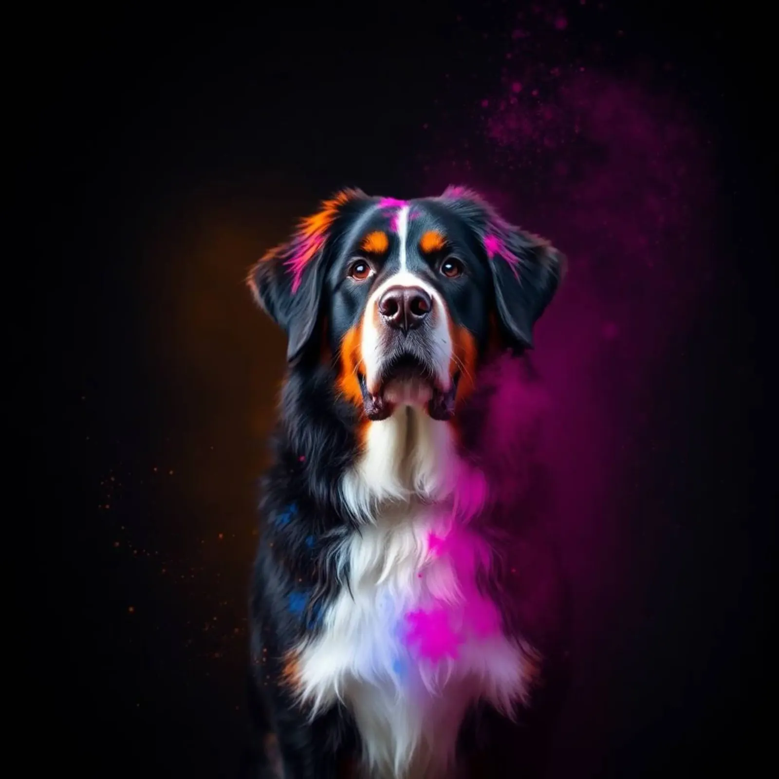 Le bouvier bernois coloré #200 plexiglas de Yumis.Beargang.and.Me