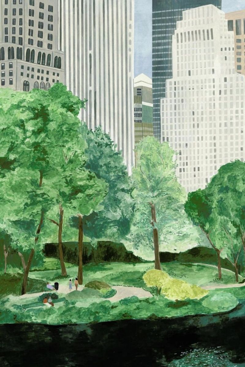 Central Park poster de Isabelle Vandeplassche