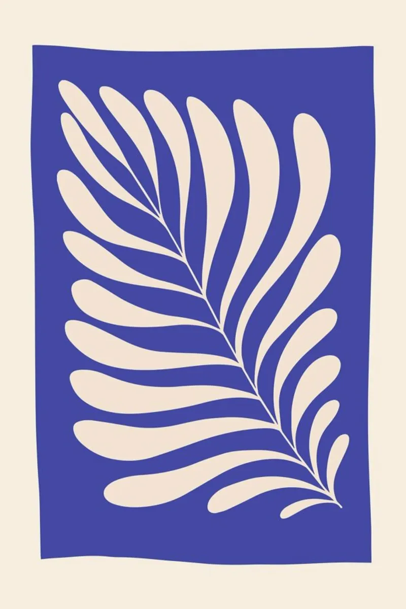 Fern in Blue pellicola backlit da Pure
