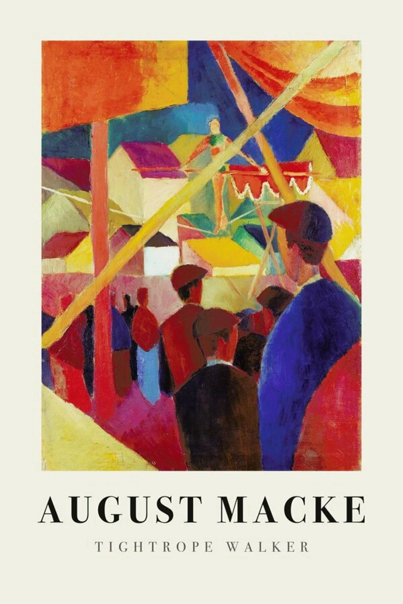 Macke - Tightrope Walker poster da ARTOTHEK