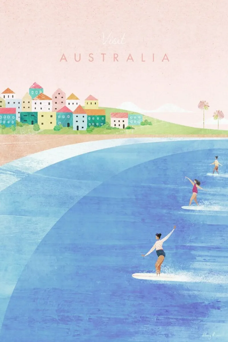 Australia carta hahnemühle da Henry Rivers