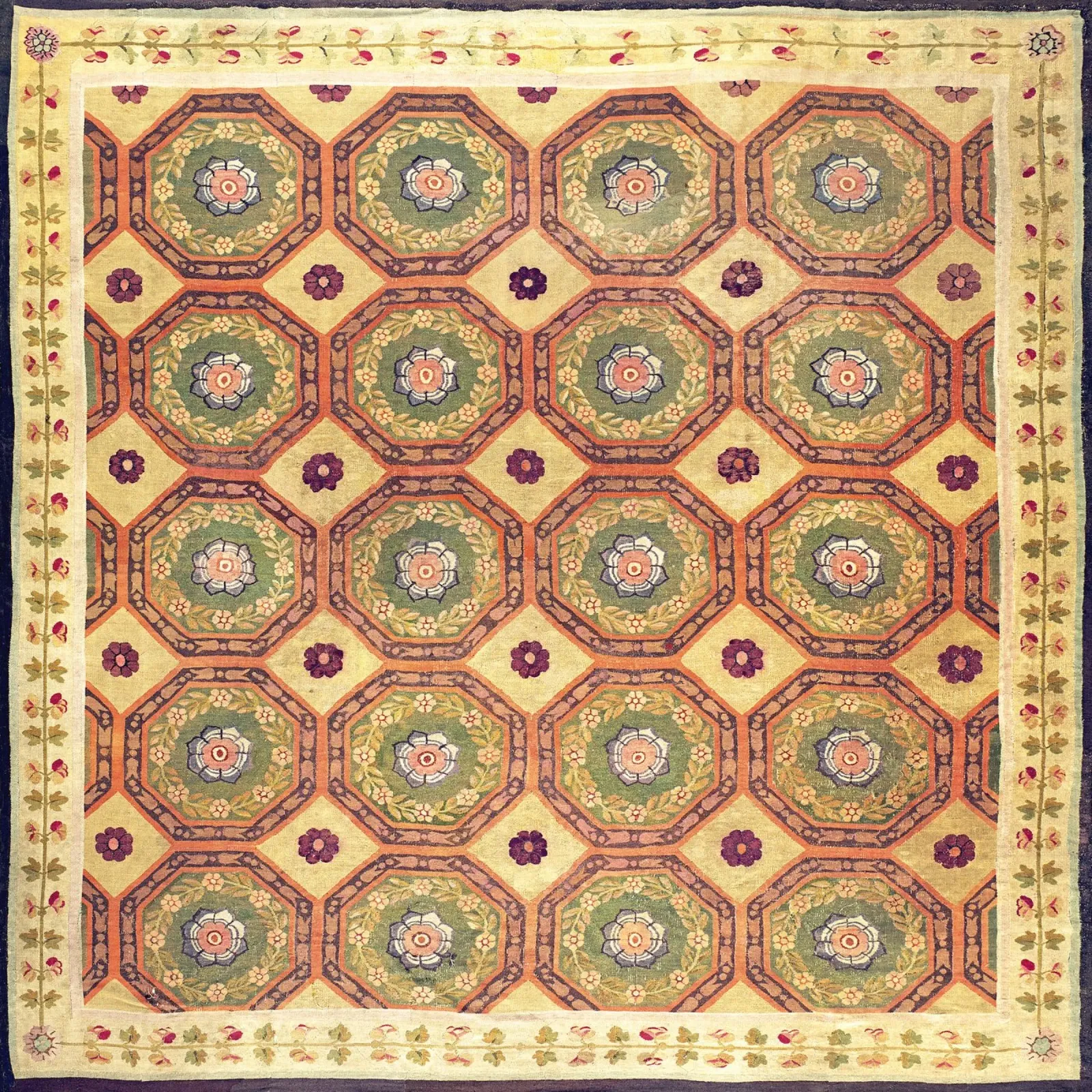 French Aubusson Tapestry no. 1 Poster mit Kunststoffrahmen von apoloprints