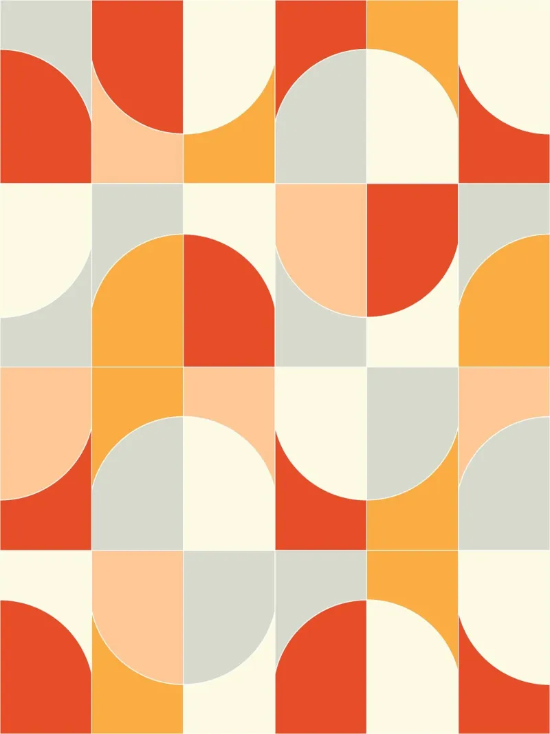Bold Geo Tiles 02 pellicola backlit da designdn