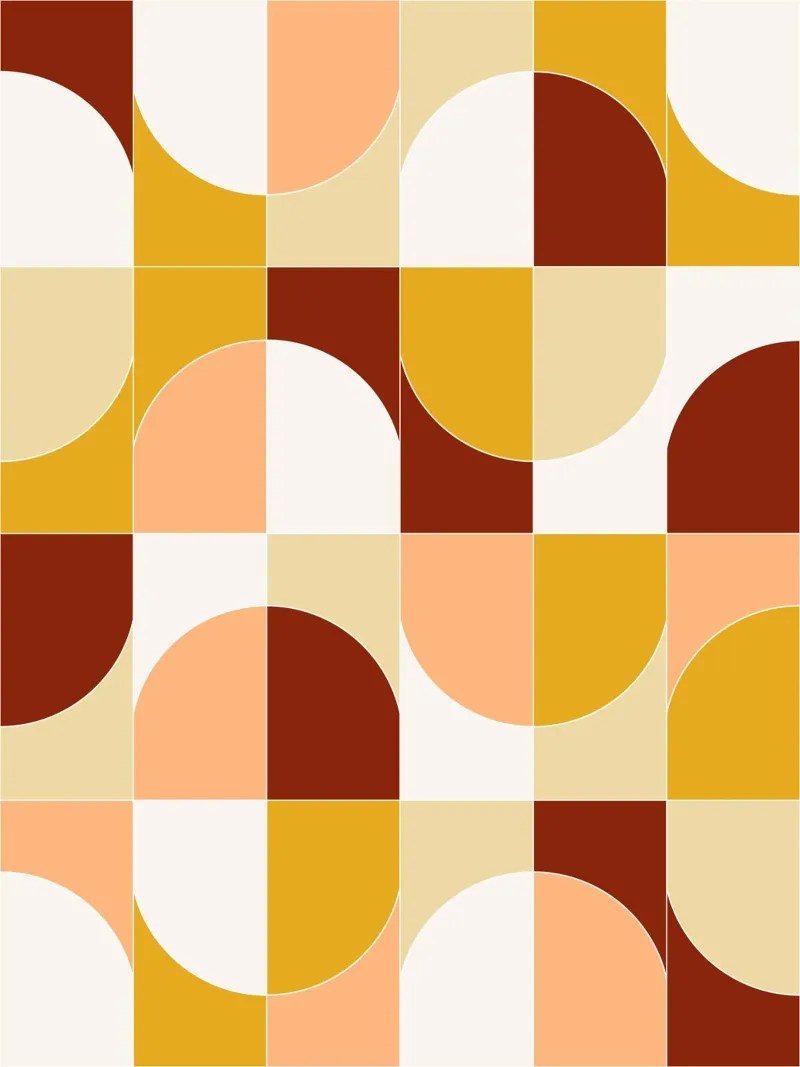 Bold Geo Tiles 03 pellicola backlit da designdn