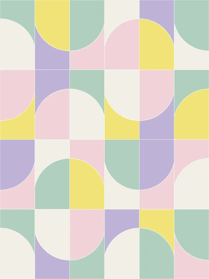 Bold Geo Tiles 05 pellicola backlit da designdn