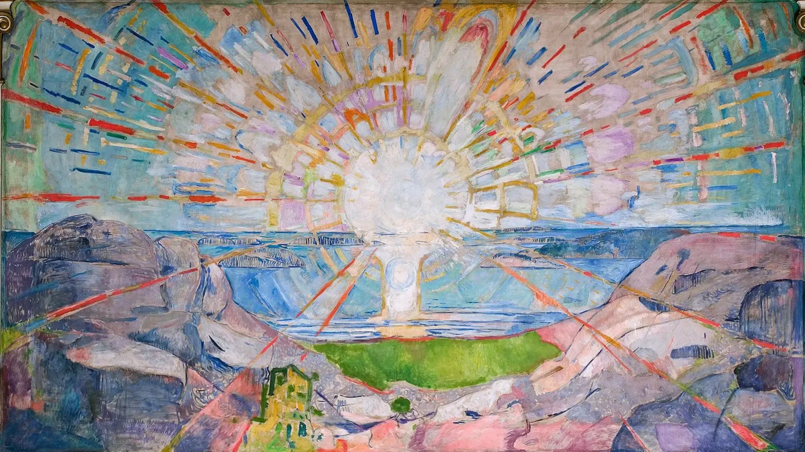 Edvard Munch Kunst canvas met Baklijst van Brooke