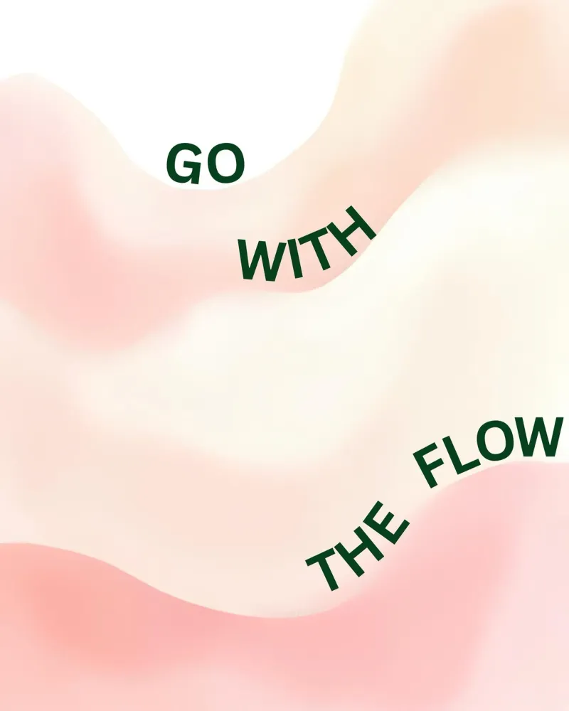 Go with the flow backlit folie van designsbysophia