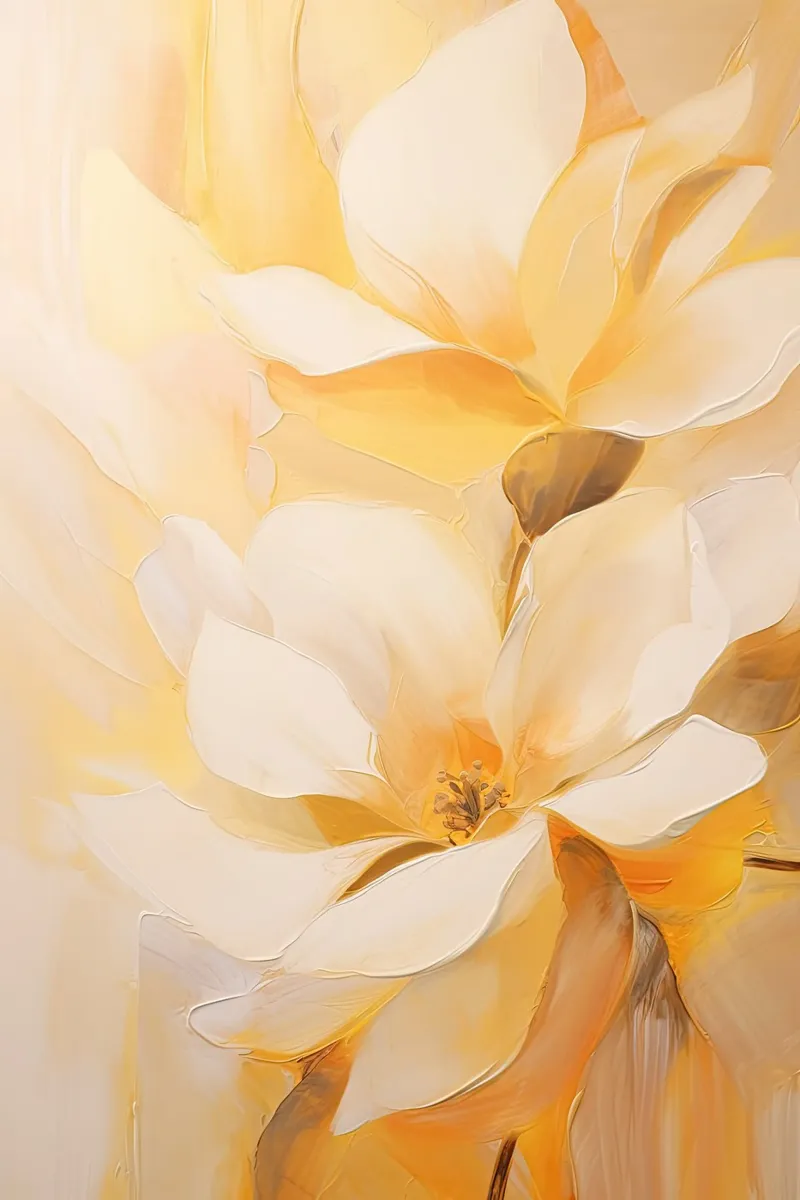 Fiori gialli pellicola backlit da Imagine