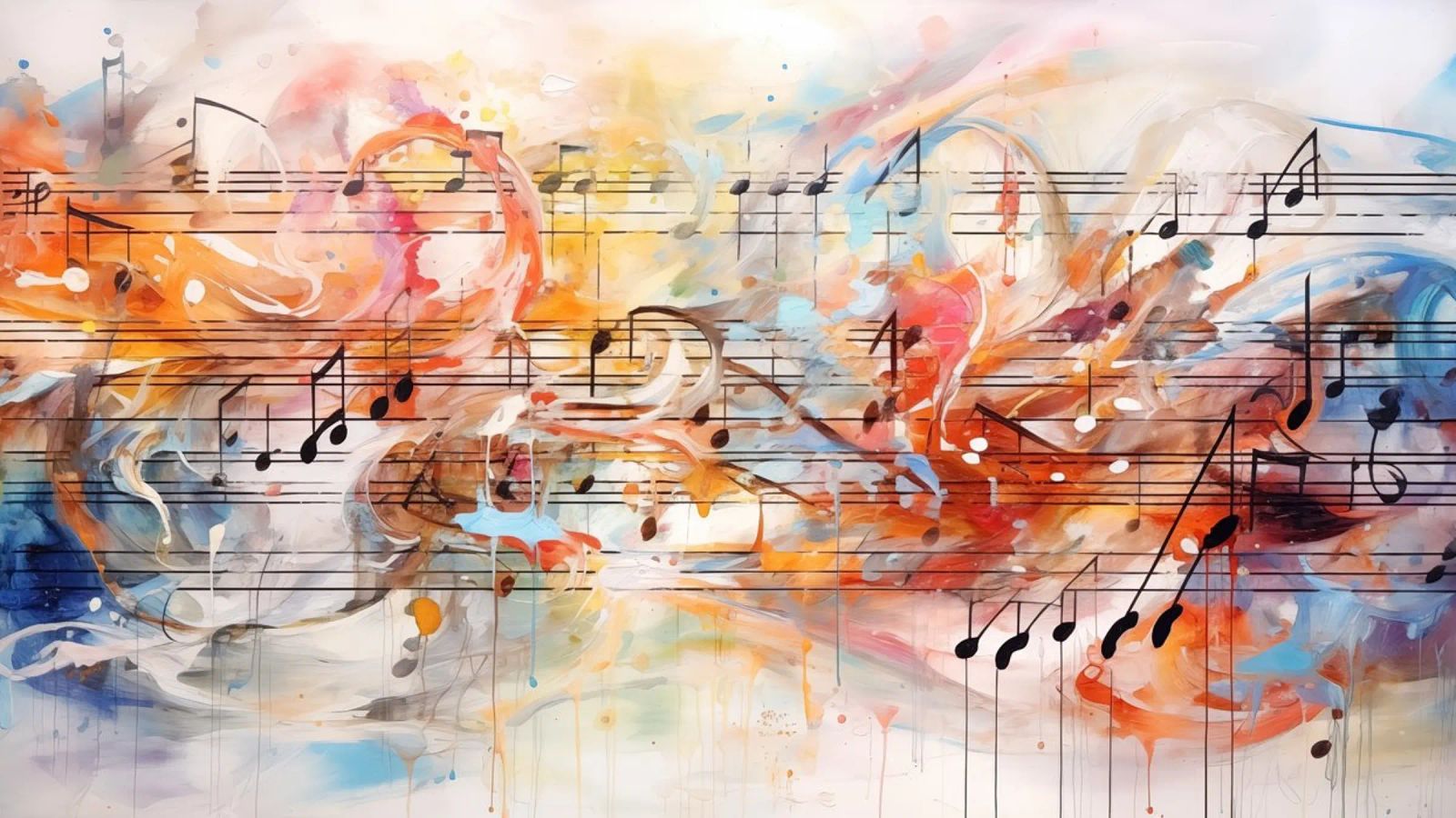 Notes de musique poster de Imagine