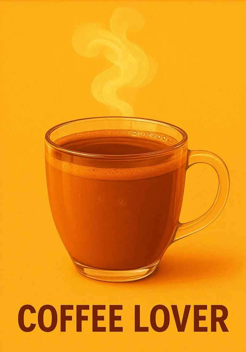 Kaffee-Liebhaber Poster von Rawdenox