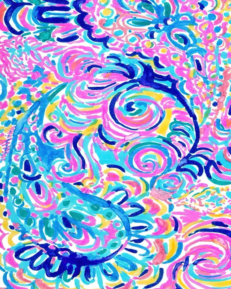 Lilly Pulitzer - Coral Inspiration hahnemühle by Queenshop