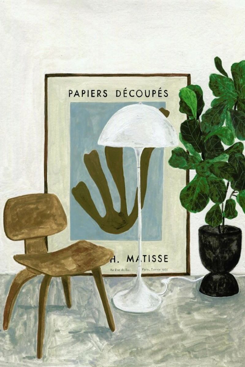 The Reading Spot Poster von Isabelle Vandeplassche